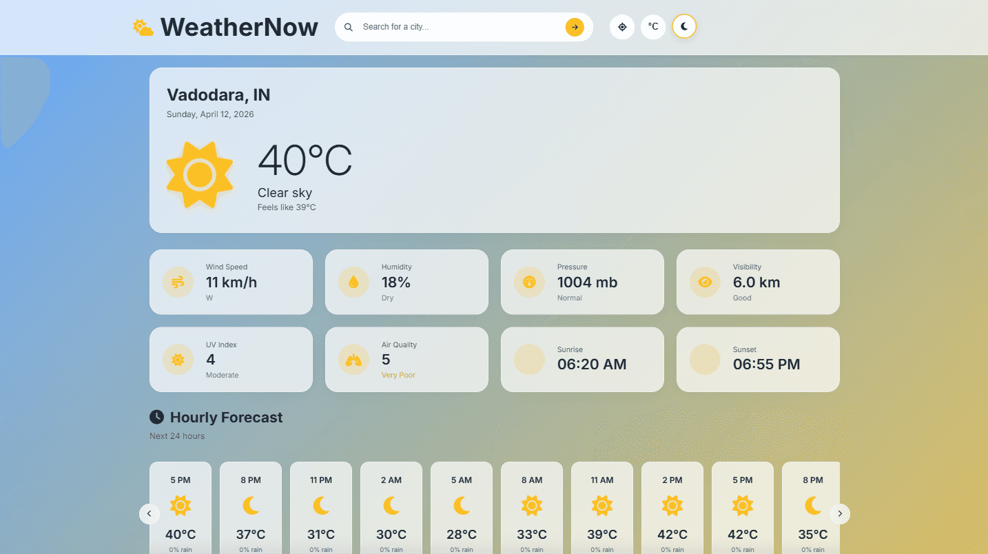 Weather Now preview
